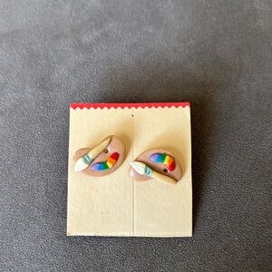 Colorful Artist Palette Earrings